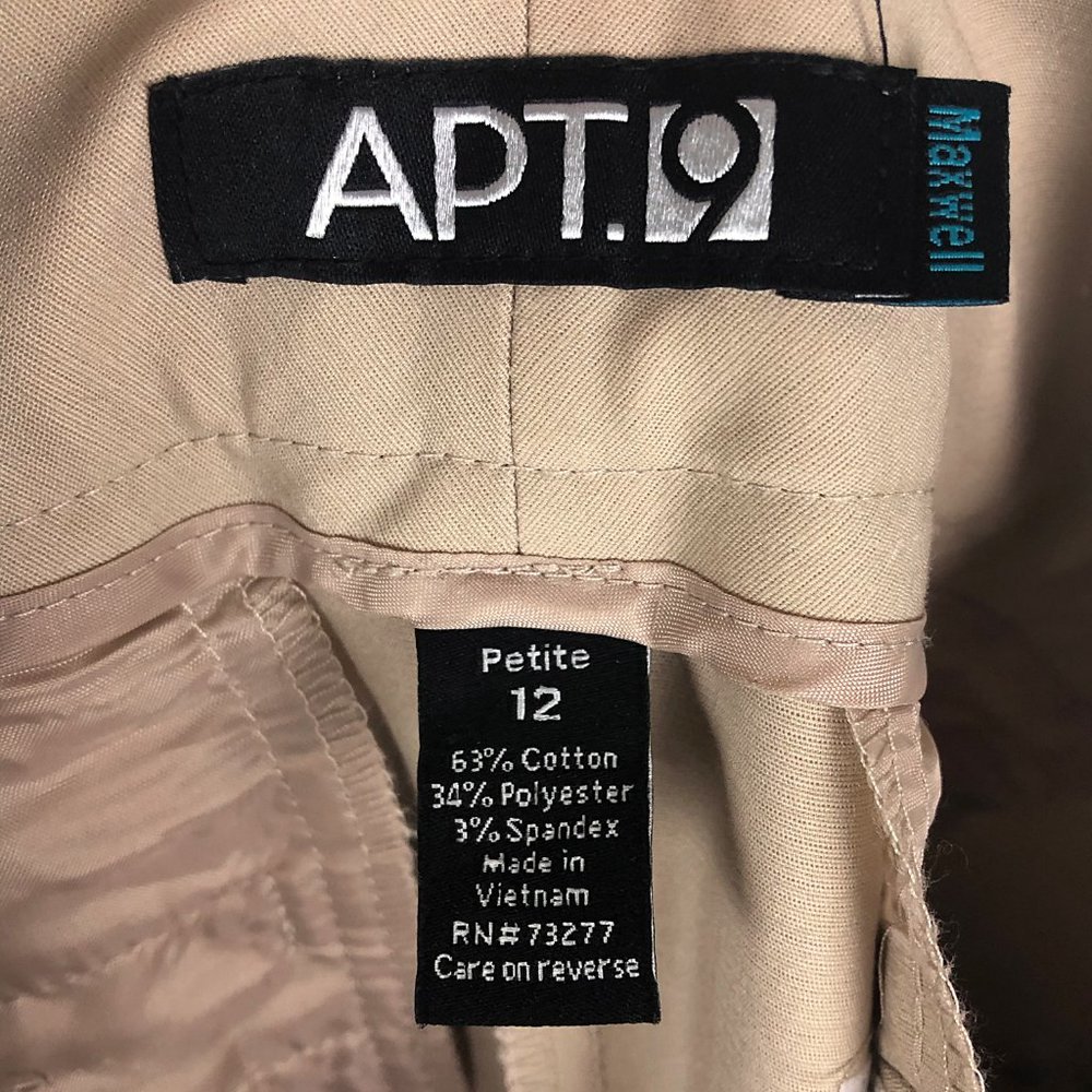 Apt. 9 Maxwell Fit Sandy Shore 2-Button Trouser - Picture 4 of 6